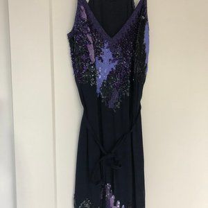 NWOT Purple Sequin French Connection Dress Sz 0